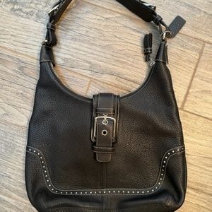 NEW BLACK COACH HANDBAG